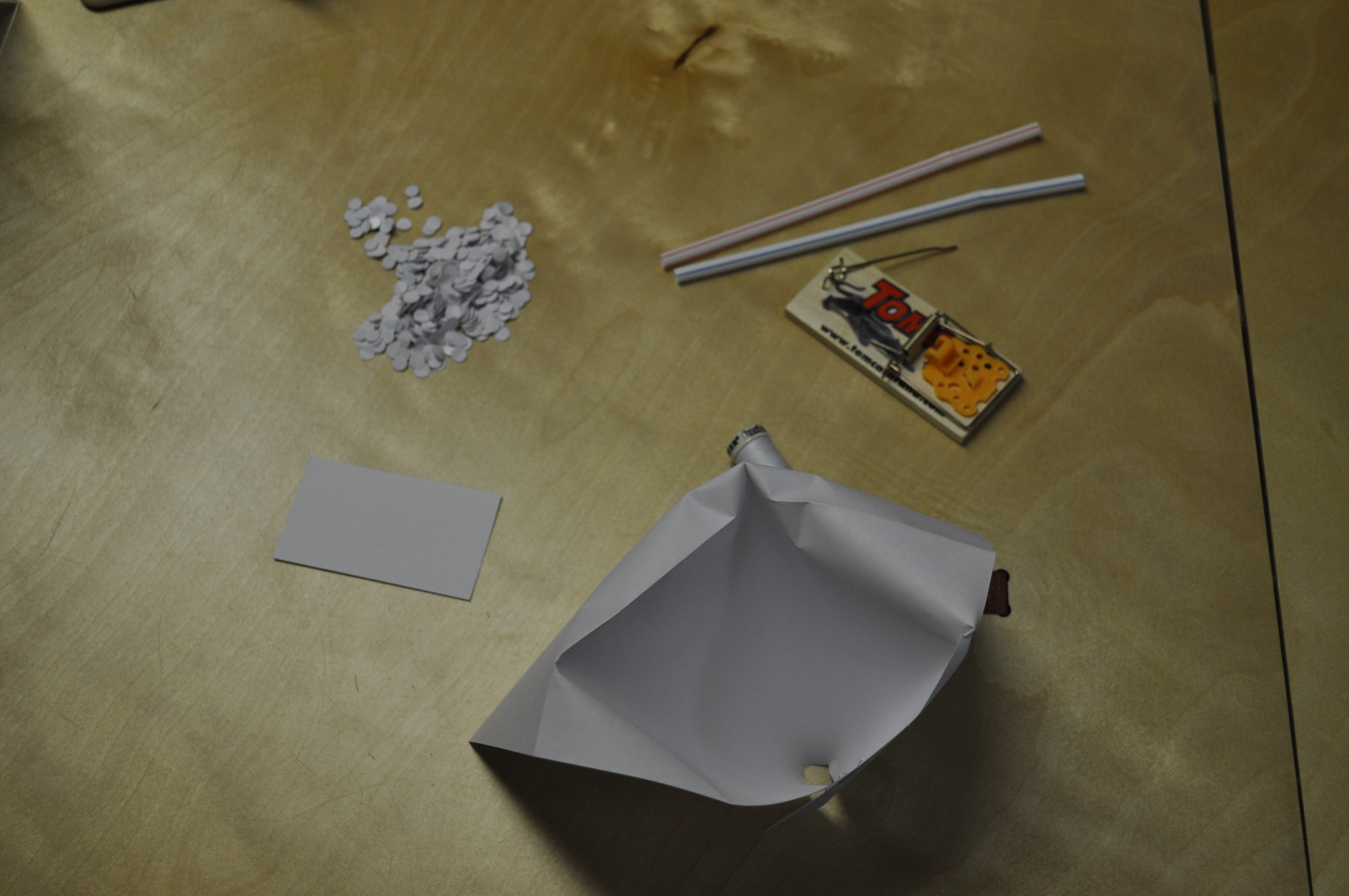 Make a confetti trap