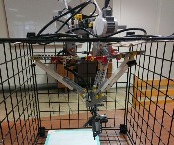 LEGO Delta Robot Scanning & Drawing