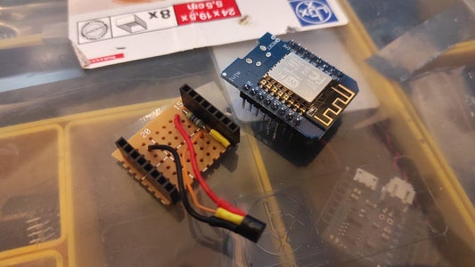 Esp8266 Temperature Sensors IoT : 5 Steps Circuit Diagram