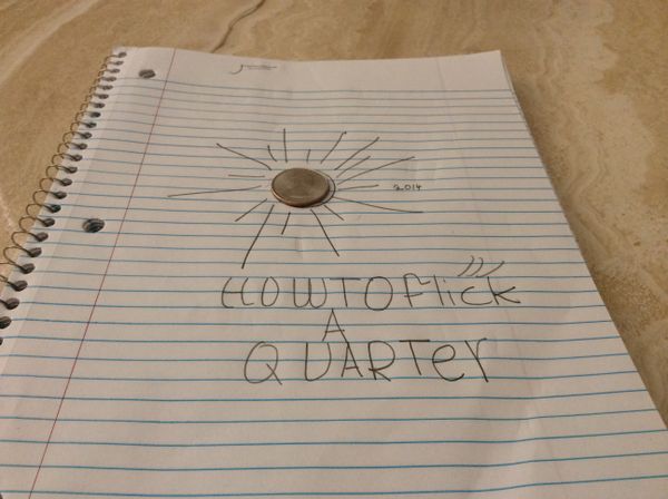 HOW TO FLICK a QUARTER THE RIGHT WAY!