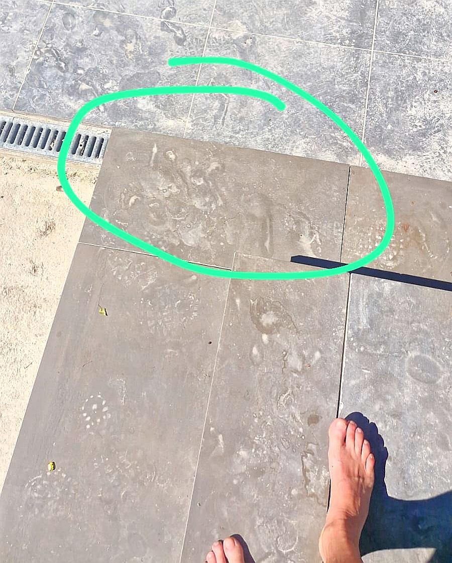 First Tile Coming Loose