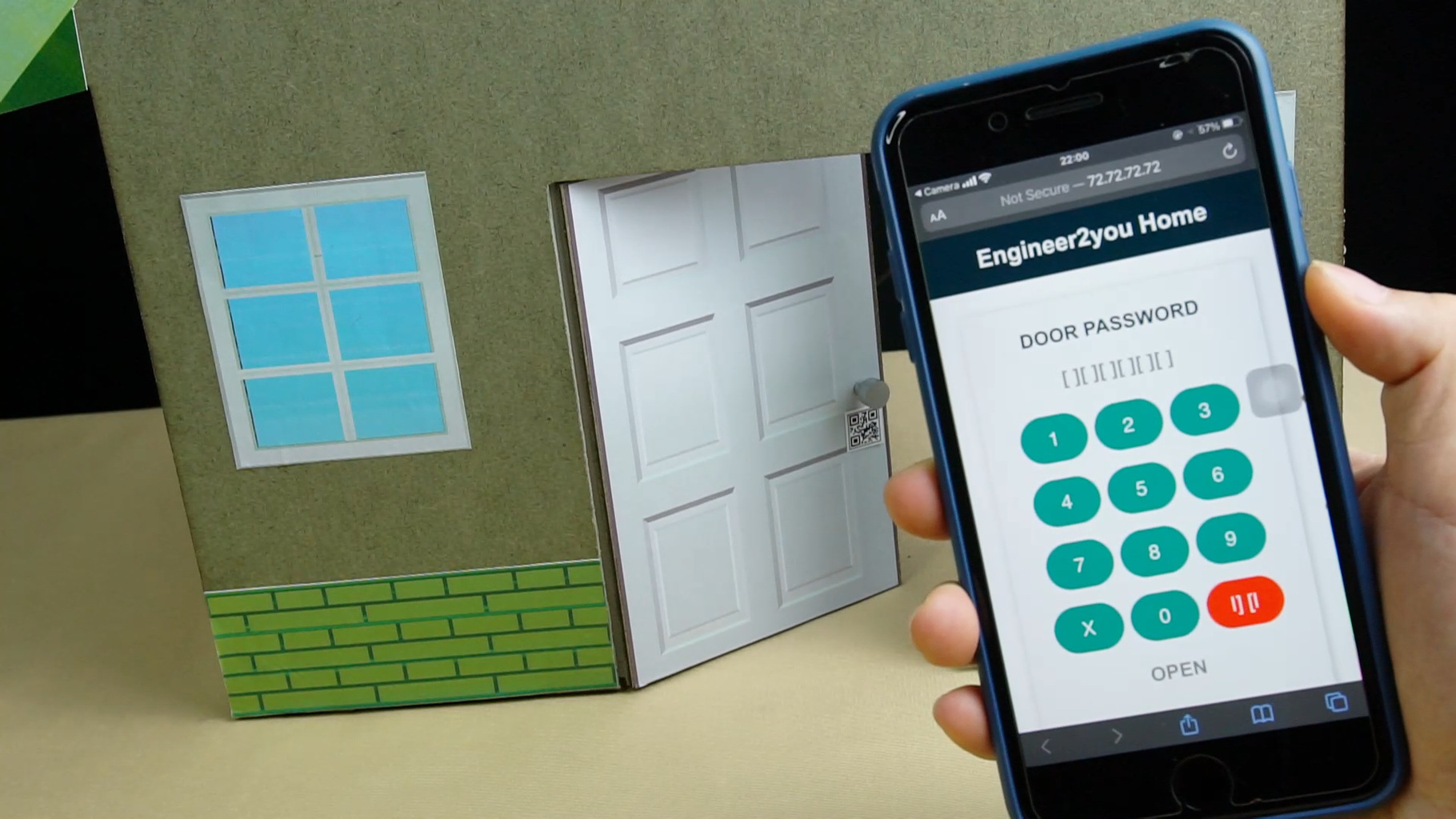 WIFI Door Lock DIY : 5 Steps Circuit Diagram