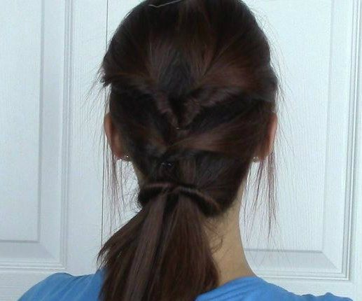 Triple Twisted Ponytail