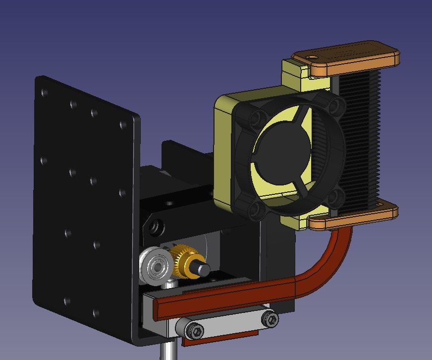 Anet A8 Extruder Cooler Mod