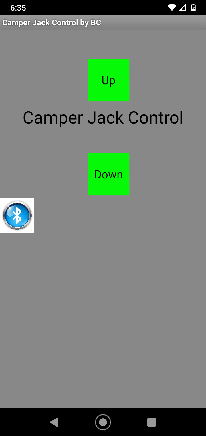 Simple Bluetooth Camper Jack Control