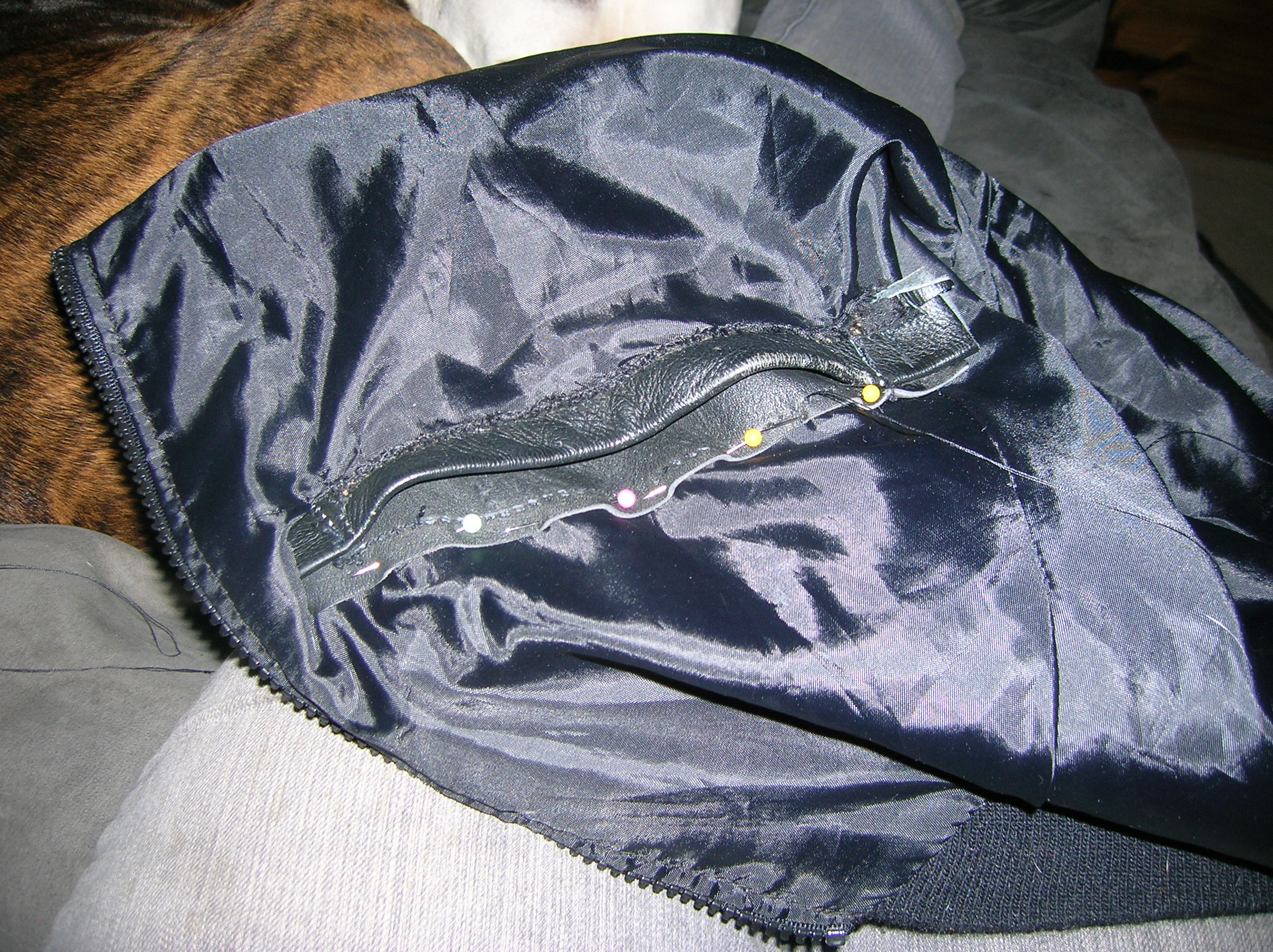 How to Repair a Leather Jacket by Hand 6 Steps Instructables