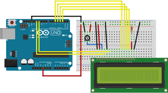 How to Make "HELLO WORLD' on a LCD Display(Arduino Nano) : 4 Steps ...