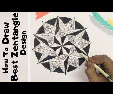Easy Zentangle Design for Beginners