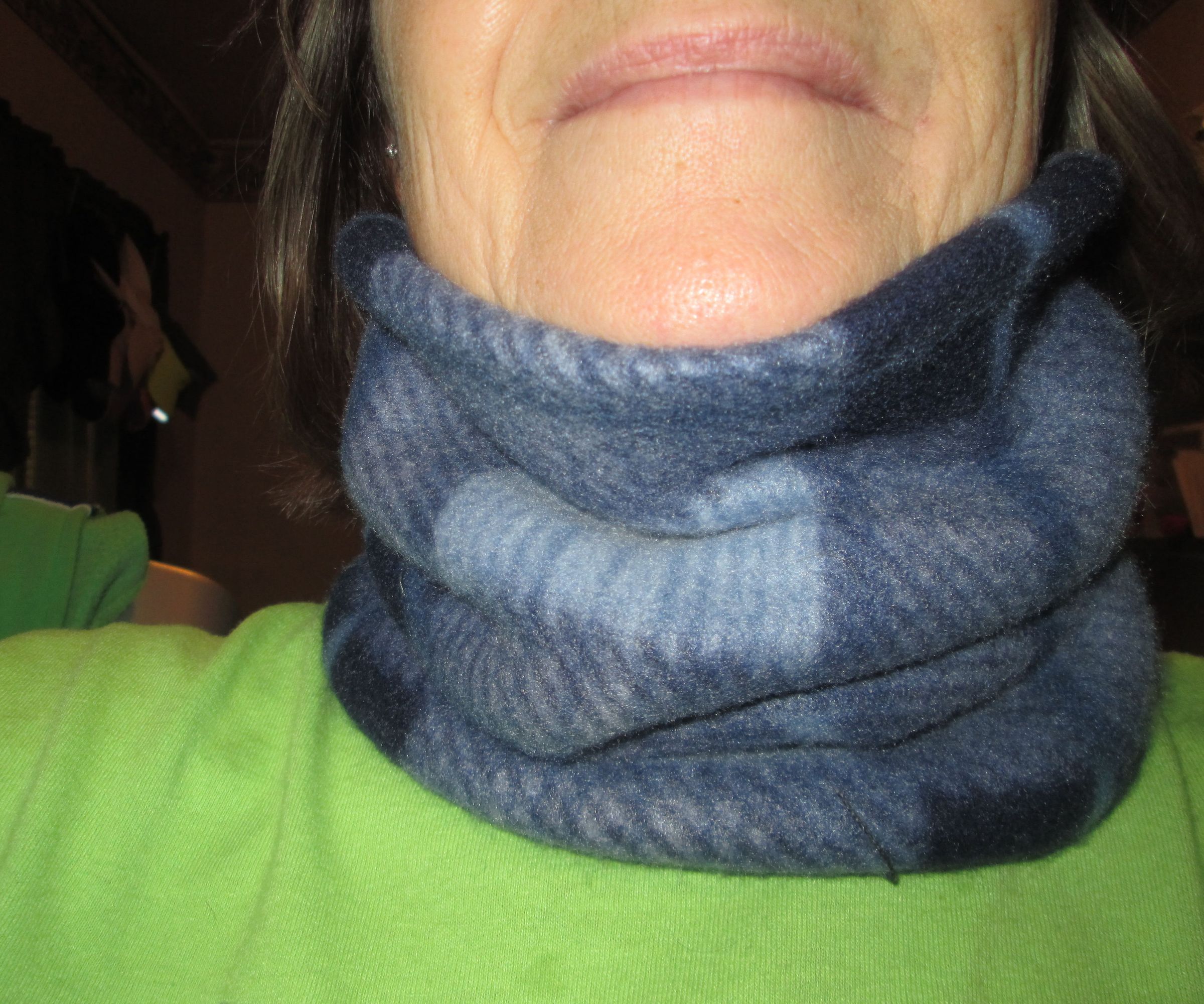 Homemade Fleece Neck Gaiter