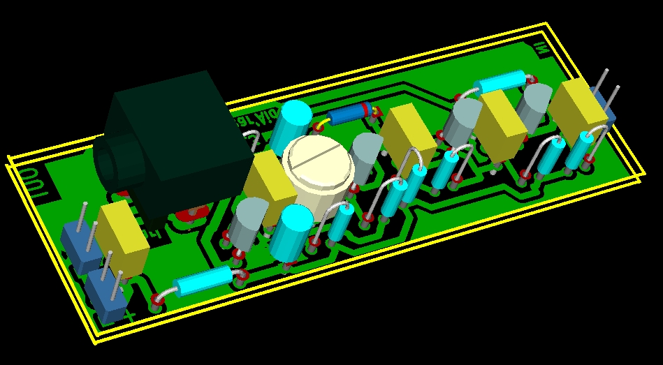 Hearing Aid Amplifier Four Transistors (good Quality and Low Cost)