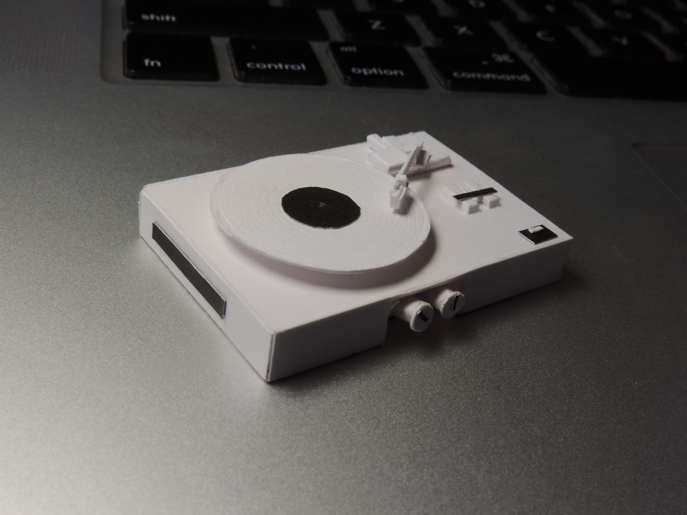 Vinyl Player & Headphones for Miniature Dollhouses Audio Themed Craft's