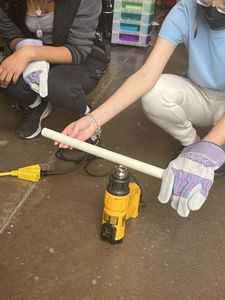 Cutting/ Molding PVC Pipe
