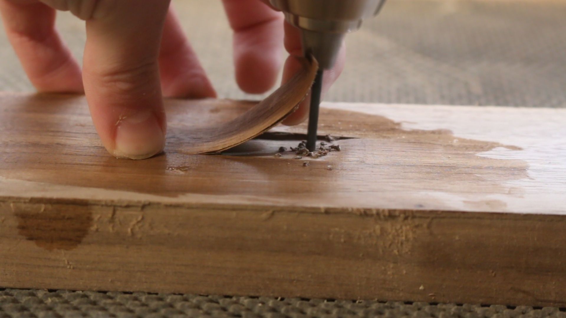 THE BEST Way to Hide a Screw in Wood! 4 Steps (with Pictures
