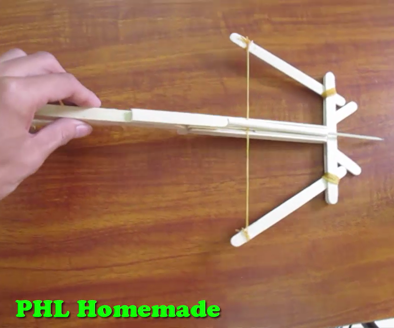 How to make hunting crossbow at home