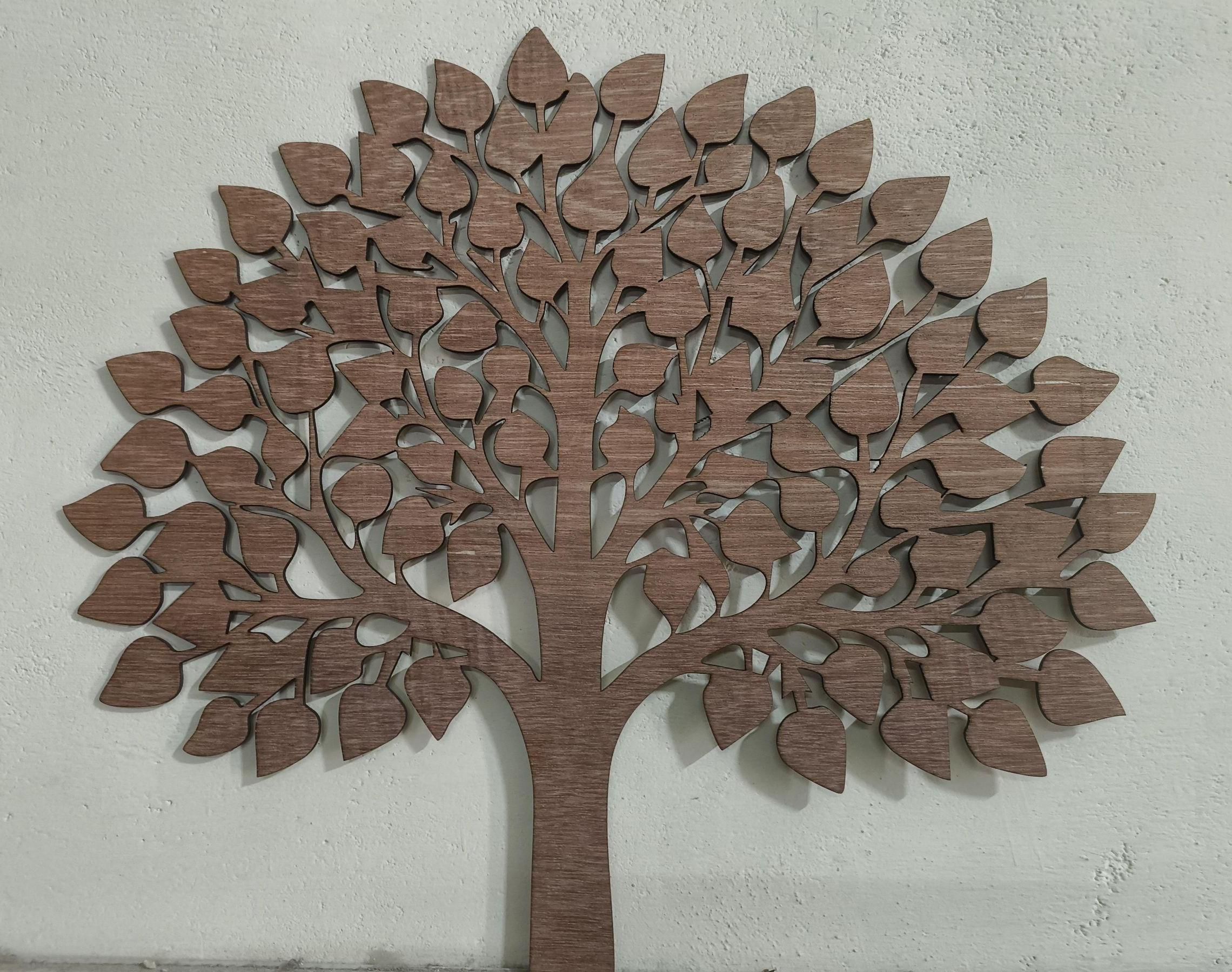 🌳 DIY Laser Cut Tree Home Decor (Step-by-Step Guide)