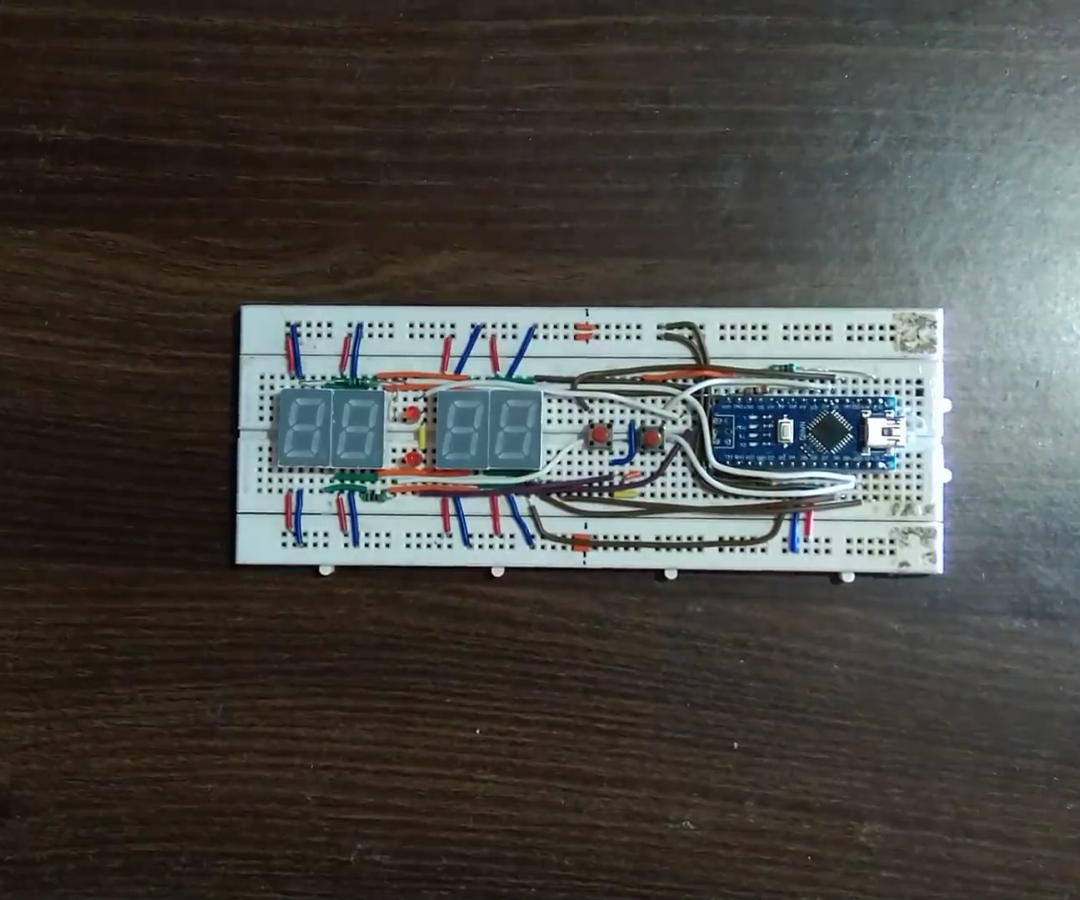 Arduino 7 Segment Clock