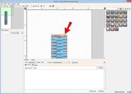 Start Visuino, and Select the Arduino UNO Board Type