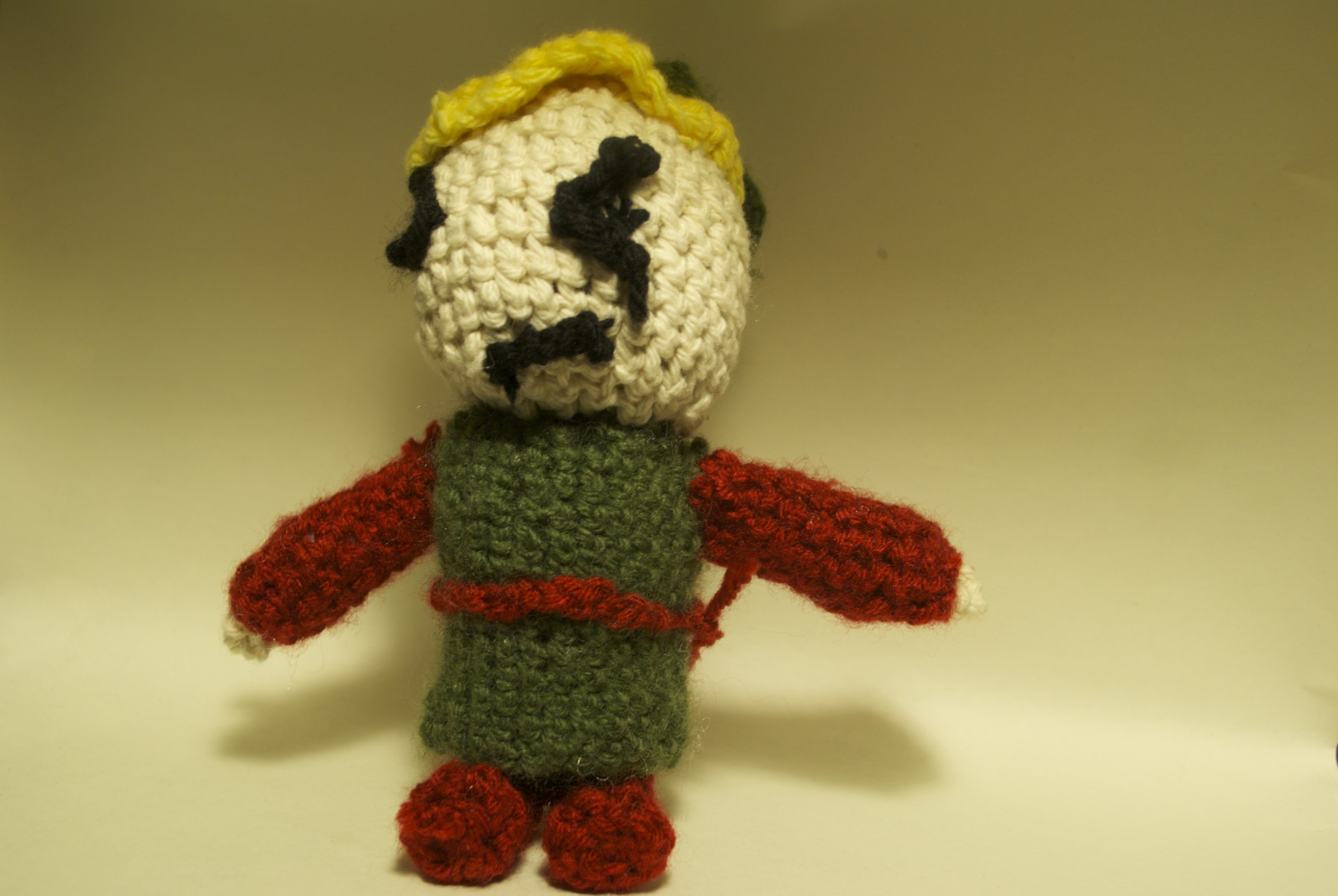 Crocheted Link from The Legend of Zelda Ocarina of Time