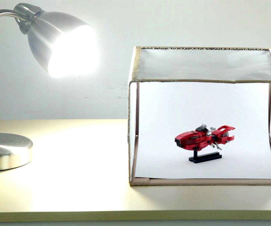 How to Make White Box for Close Up Photos