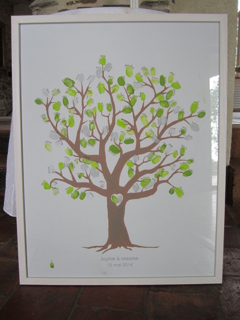 Thumbprint Wedding Tree. : 5 Steps (with Pictures) - Instructables