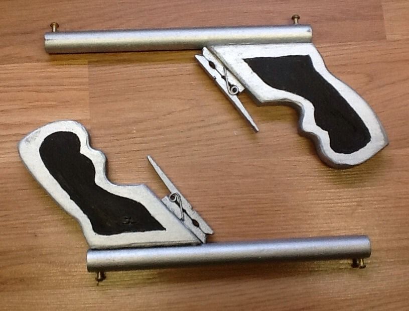 Rubber Band Duelling Pistols