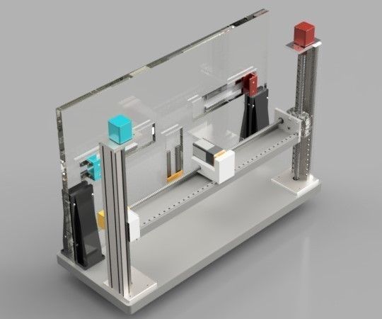 Vertical Laser Engraving Machine