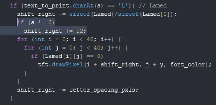 Fixing the Improper Spacing for the “Lamed” Letter