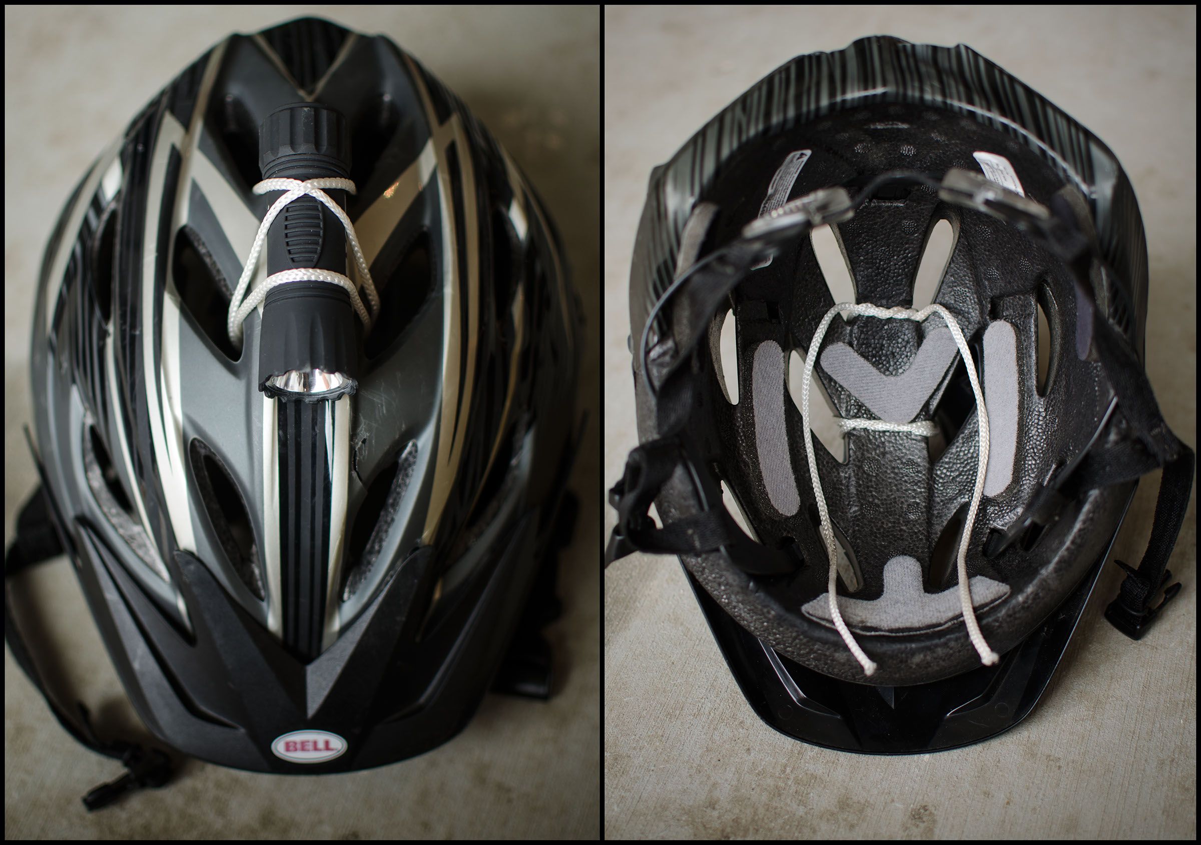 helmet mount bike light