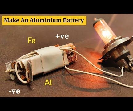 How to Make a 5V Aluminium Battery at Home DIY
