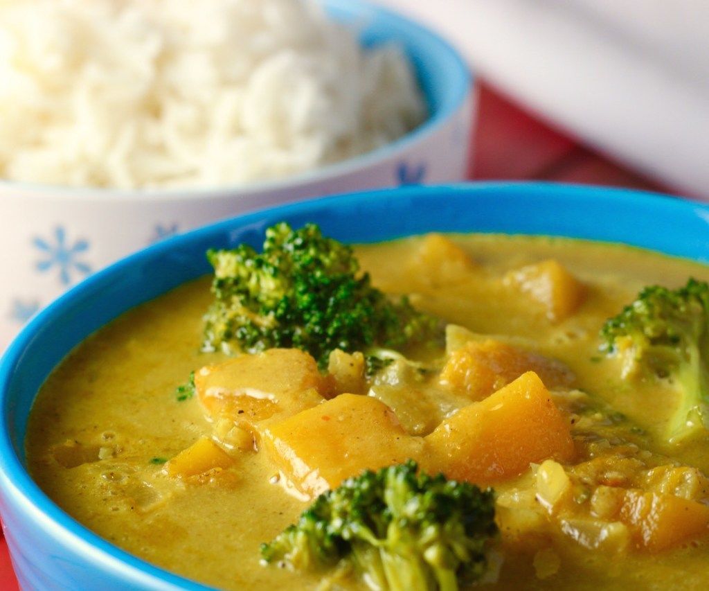 Coconut Curry With Red Kuri Squash