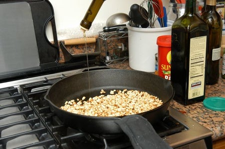 Cover Pine Nuts in Extra Virgin Olive Oil