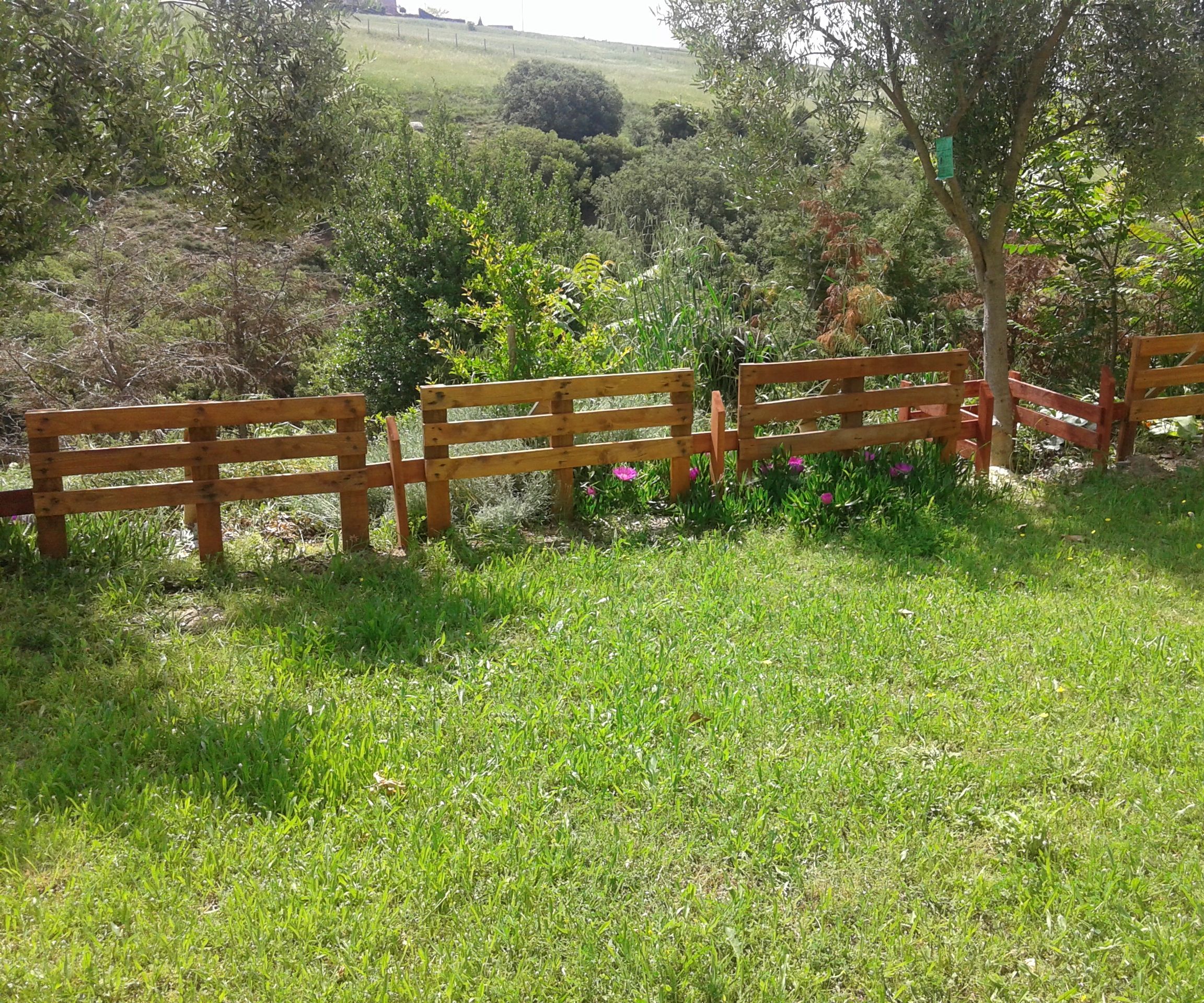 Fence With Pallet Wood
