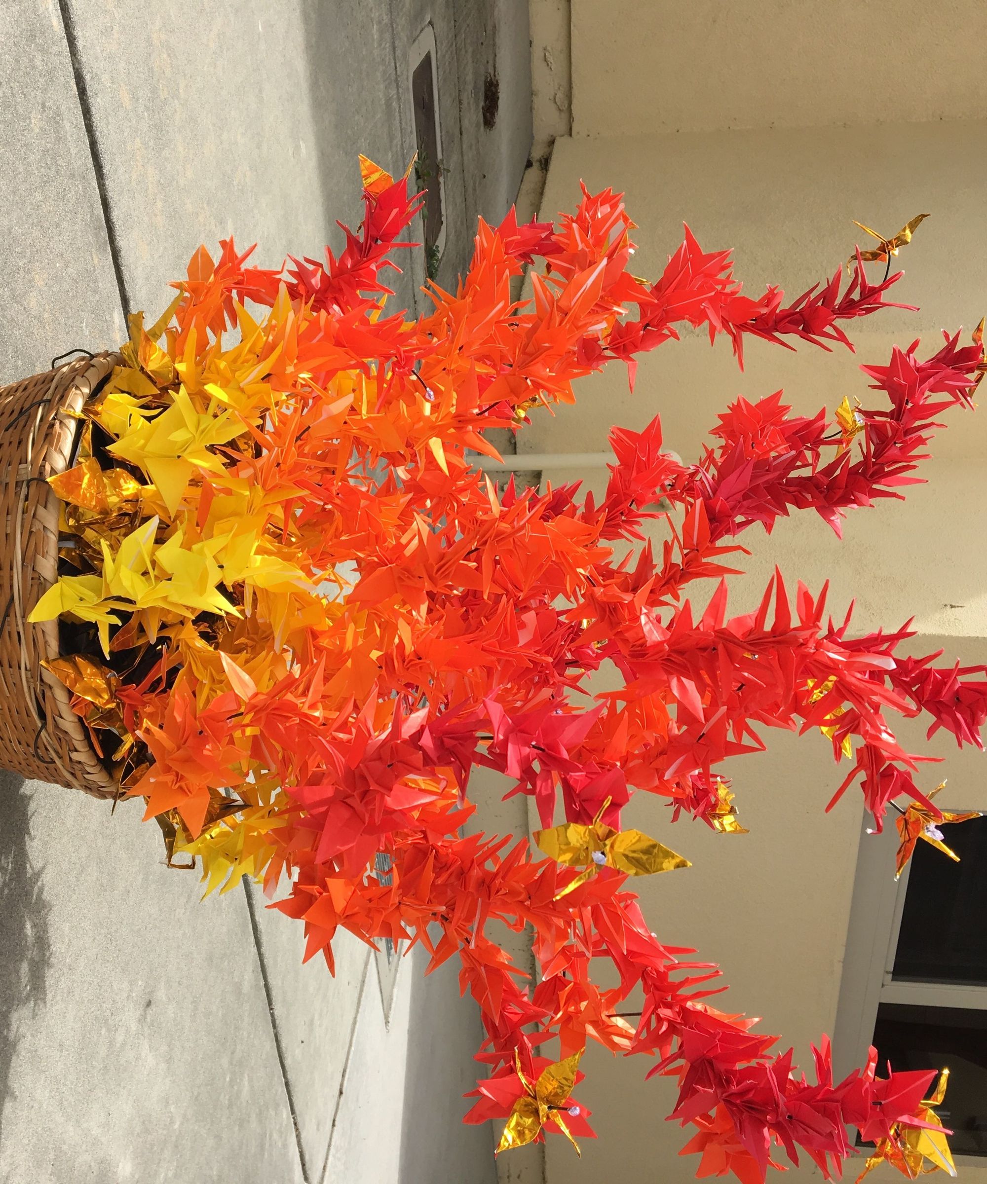 Origami Fire - 1000 Paper Cranes