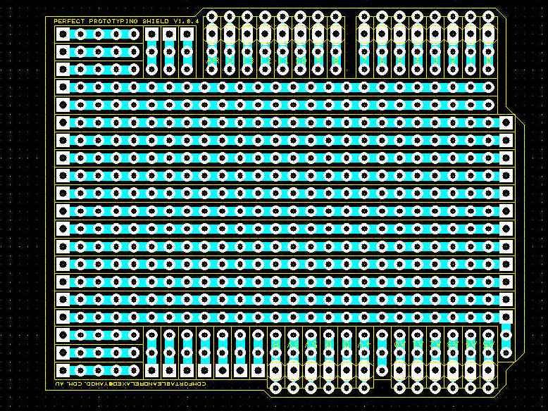 Ultra sparse Arduino proto shields