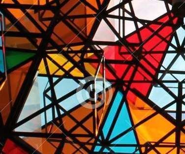 Invisible Art: Mosaics, Polarized Light, and 3D Glasses
