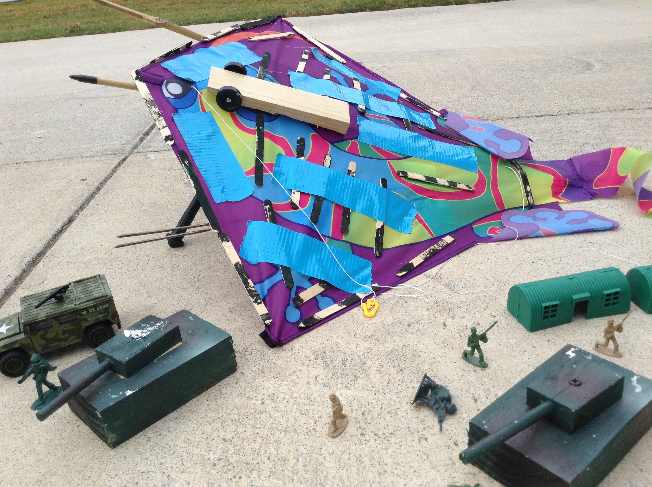 Co2 Rocket Gecko War Kite