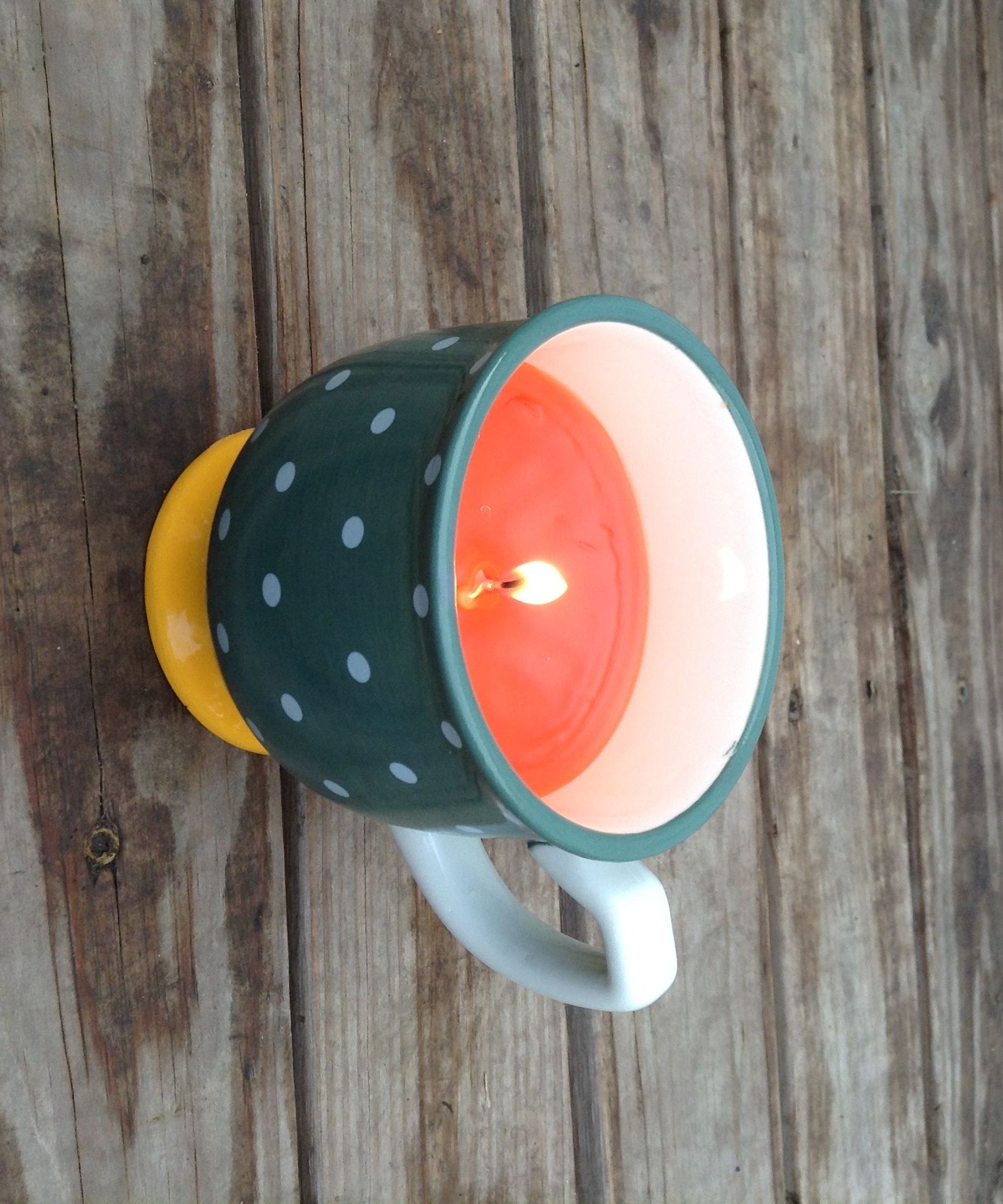  How To: Teacup Candle From Old Wax