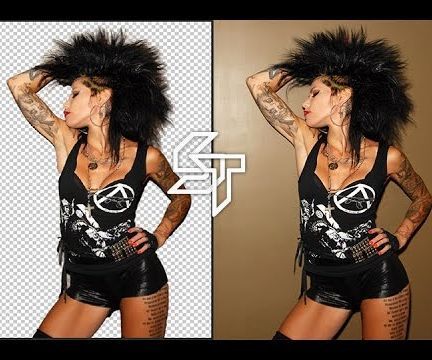 Remove Background on a Difficult Edged Image in Photoshop - Tutorial - 