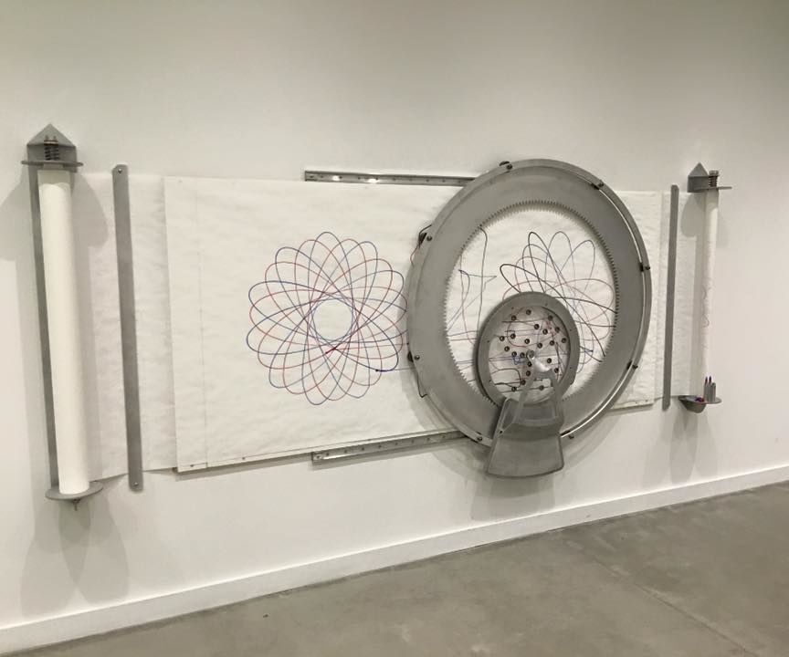 "Spiro" - a 5' Diameter, Wall Mounted Spirograph