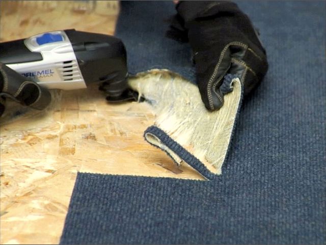 Removing Glued Down Carpet