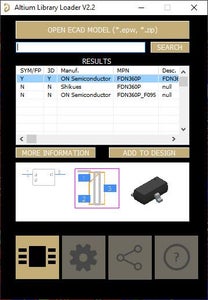 Figure 4  Selected Component Libraries in the SamacSys Altium Plugin