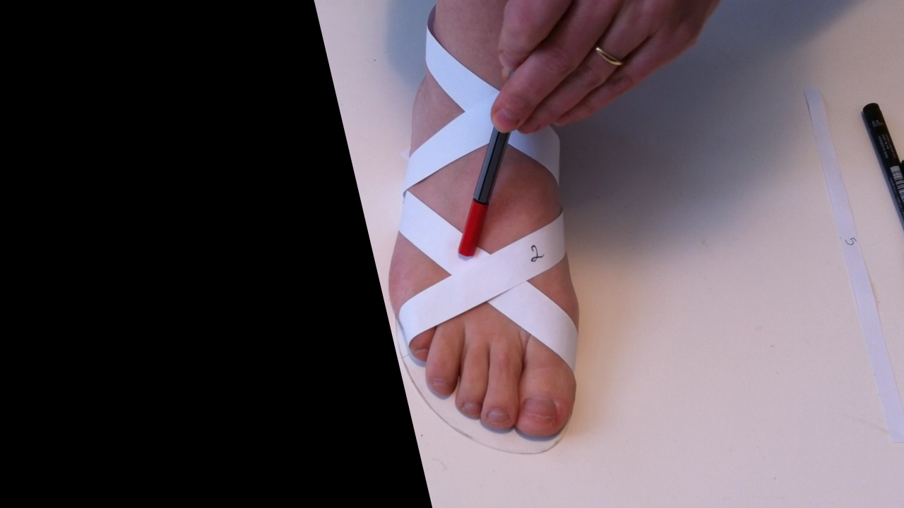 How to make a sandal tutorial  -part 1