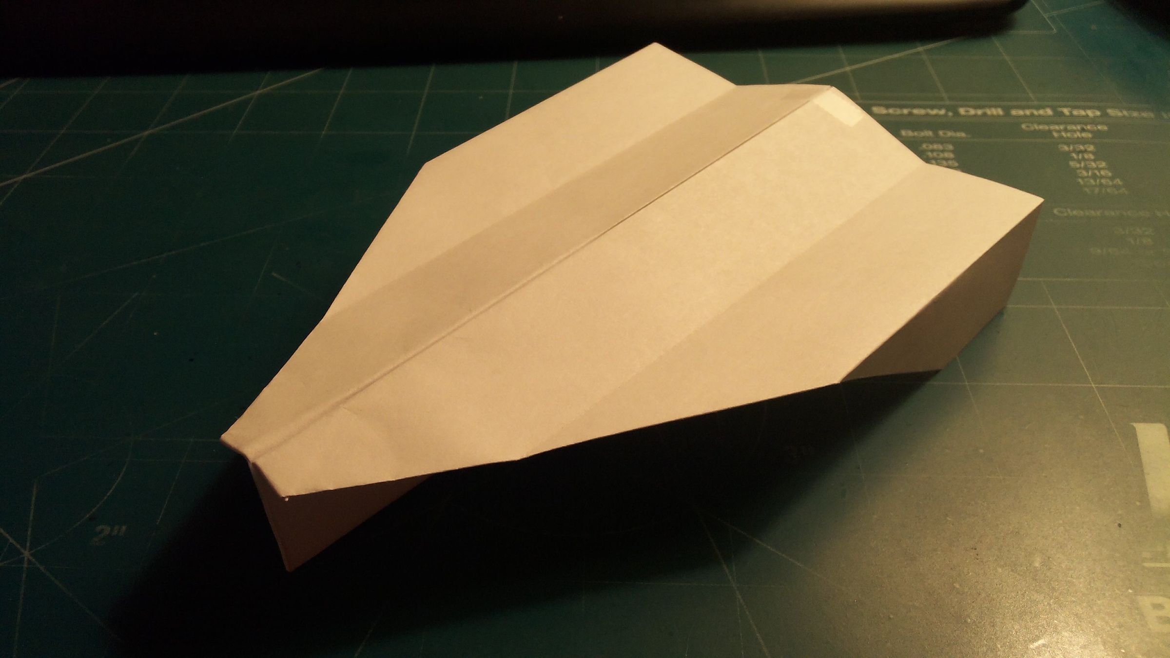How to Make the Warhawk Paper Airplane