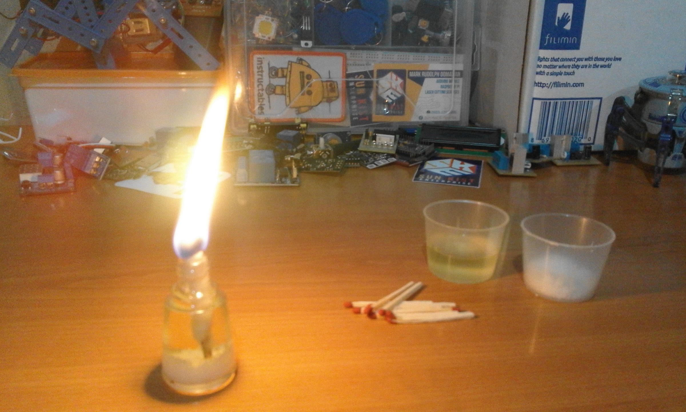 Cooking Oil Powered Lamp 9 Steps (with Pictures) Instructables