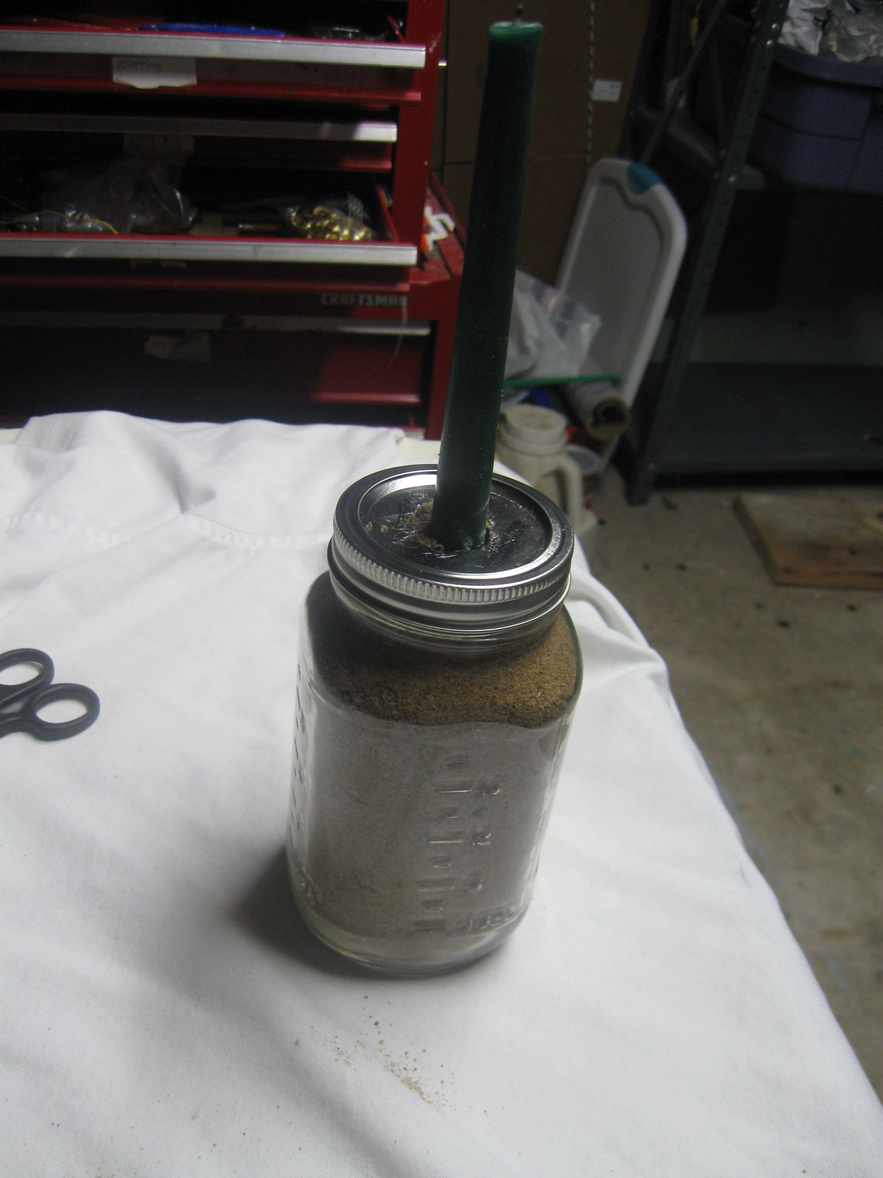 A Real  Redneck Candle Holder