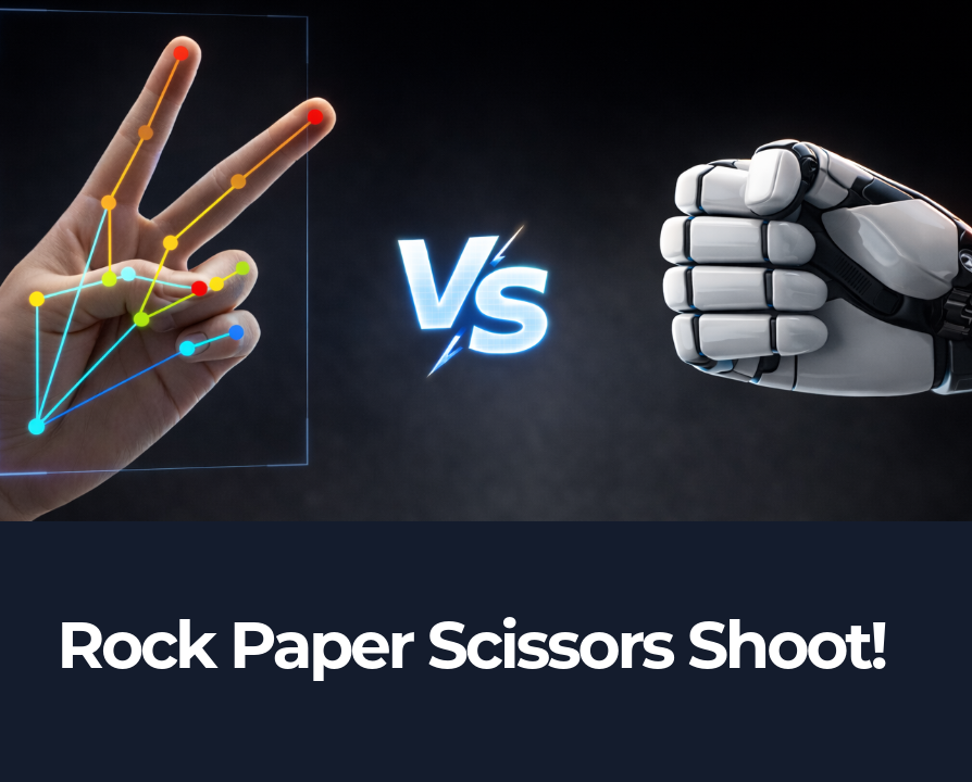 Rock Paper Scissors With Hand Tracking AI (No Coding Required)