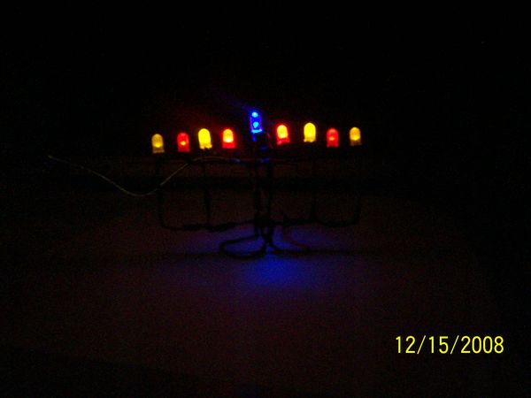 USB Menorah (AKA Chanukiyah)