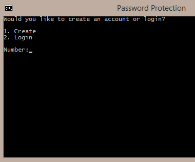 Batch Account Creator and Login With Hidden Password