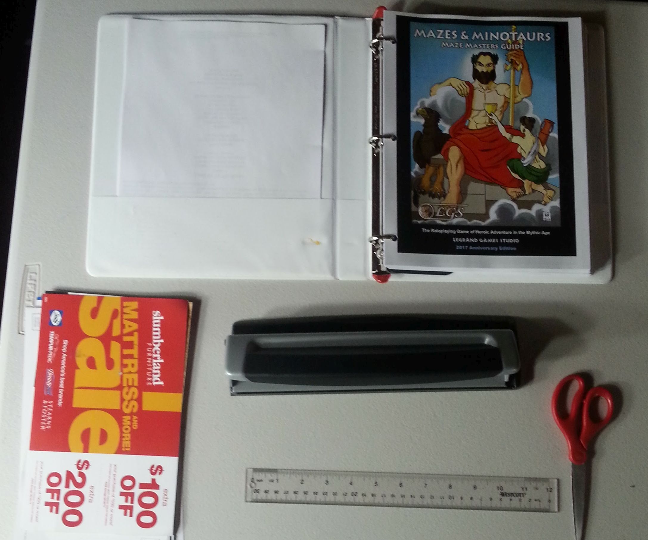 Make Notebook Divider Tabs From Junk Mail