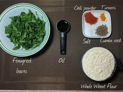 Fenugreek Leaves Flat Bread
